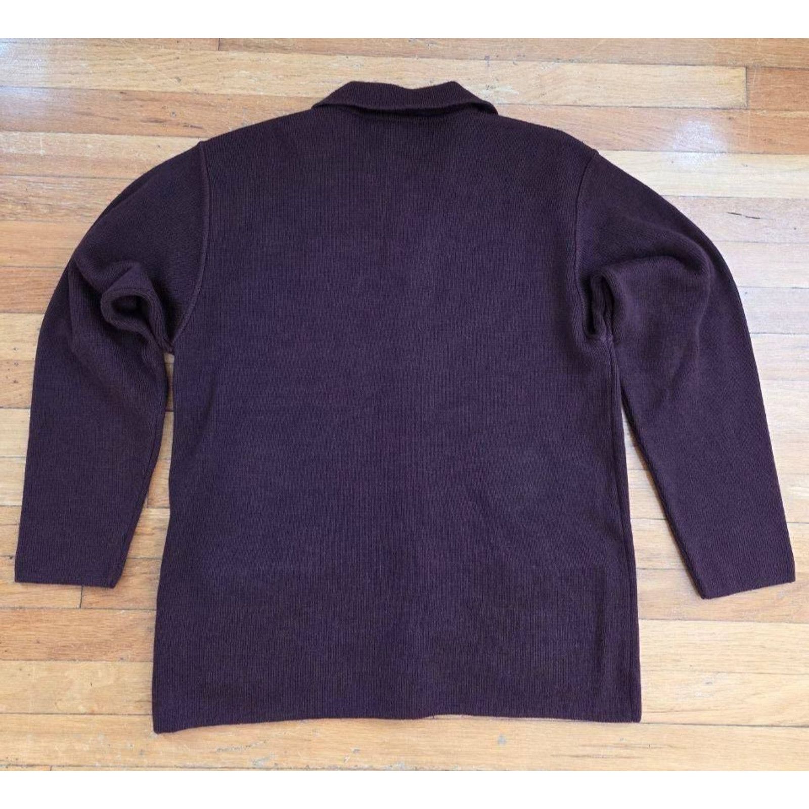 & Other Stories Raffi merino wool Sweater pocket Maroon M A001403 Size M / US 6-8 / IT 42-44 - 2 Thumbnail