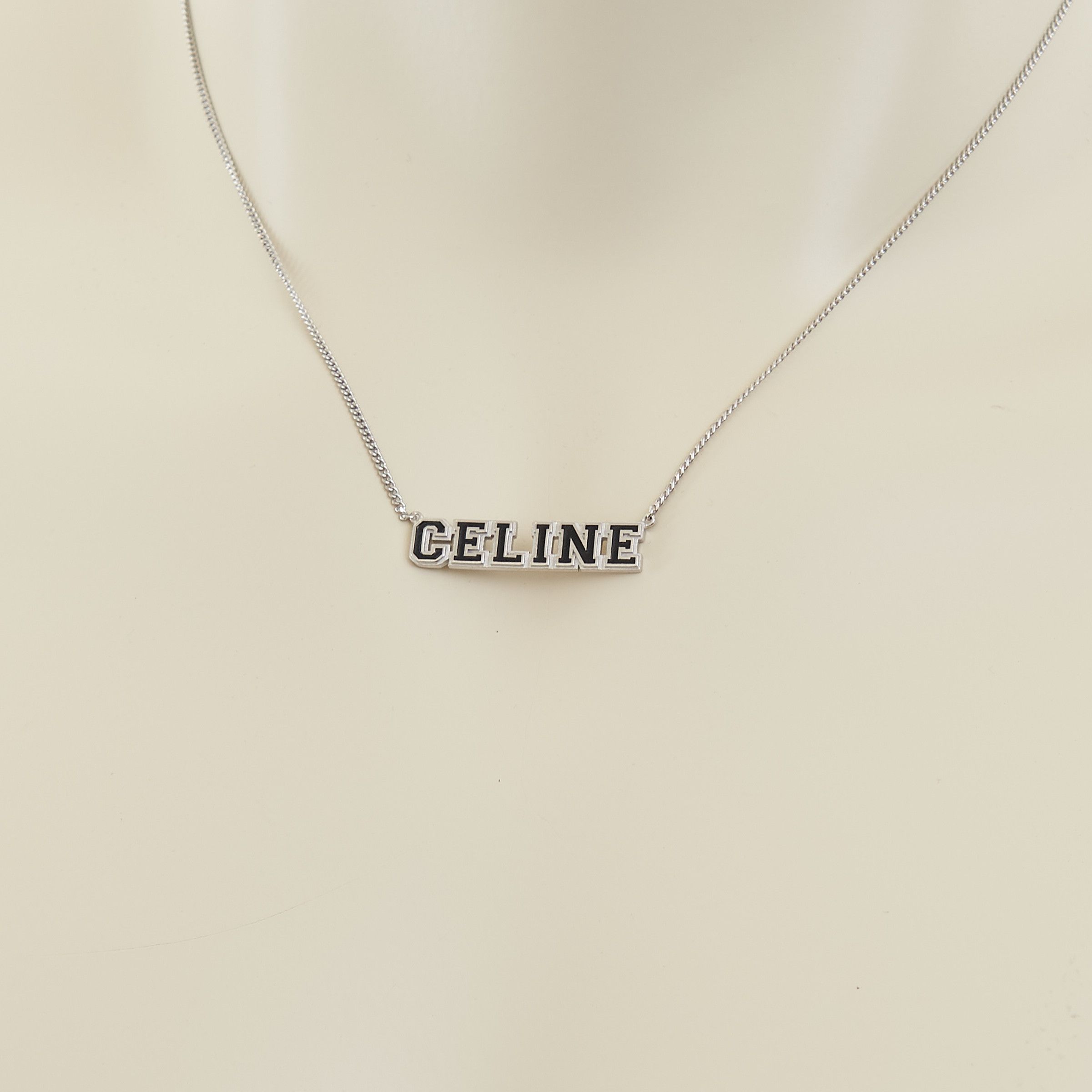 Celine Université Necklace In Sterling Silver With Rhodium Finish Size ONE SIZE - 4 Thumbnail