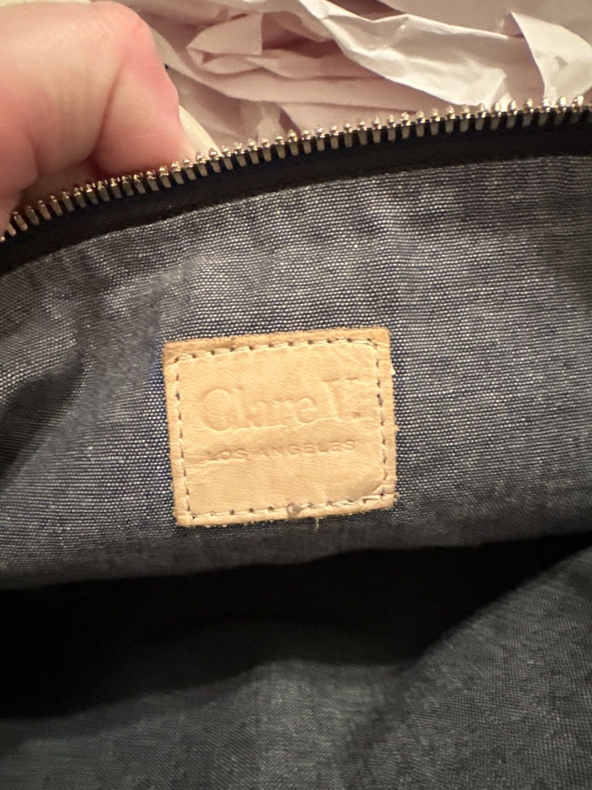 Clare V. Clare V. Textured Clutch with Tabs Size ONE SIZE - 8 Thumbnail