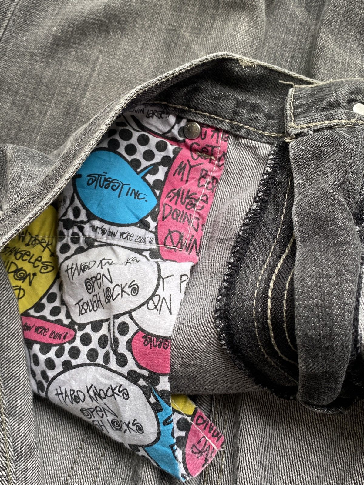 Stussy vintage stussy denim jeans Size US 34 / EU 50 - 9 Thumbnail
