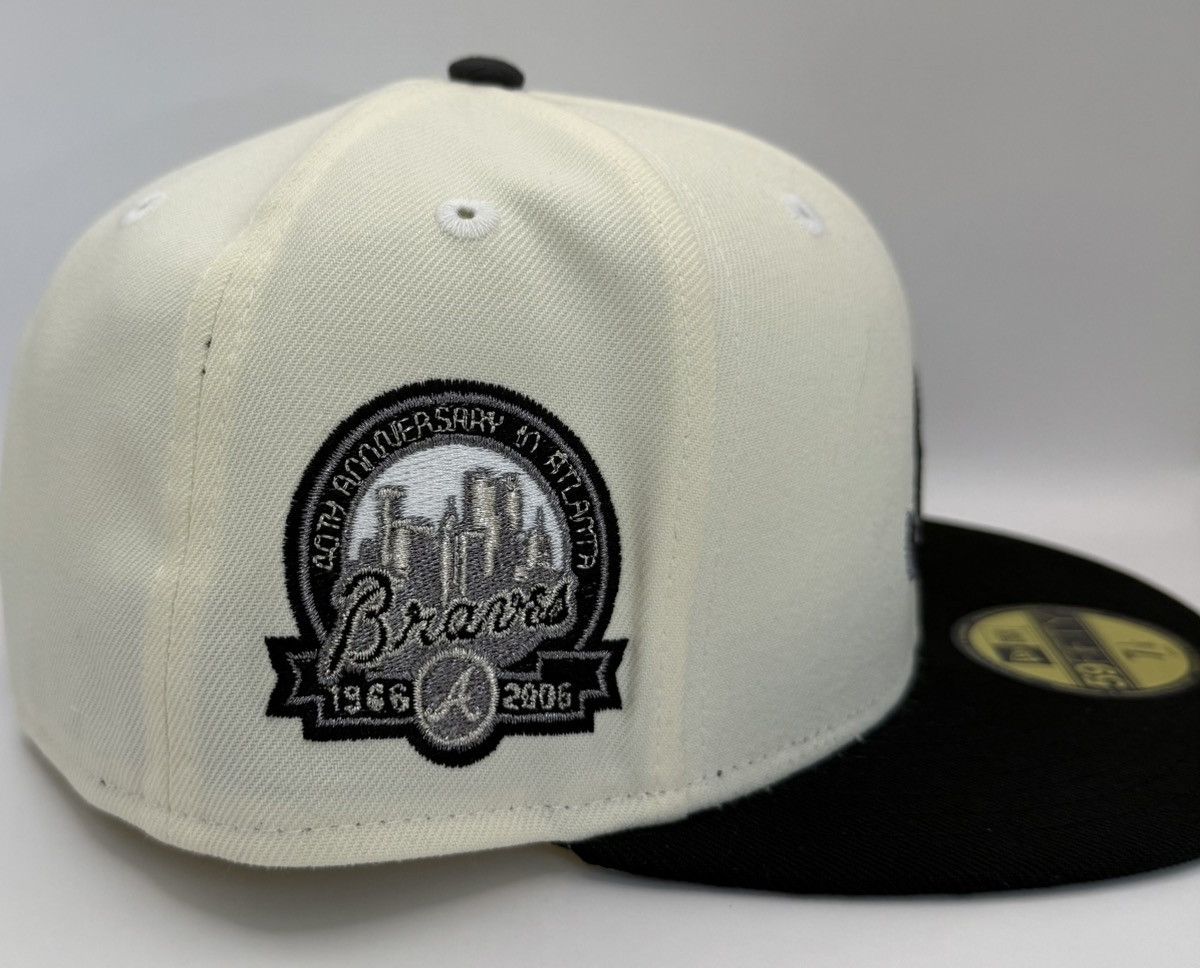 New Era Size 7 1/8 Prociety Shop Exclusive New Era Atlanta Braves Size ONE SIZE - 3 Thumbnail