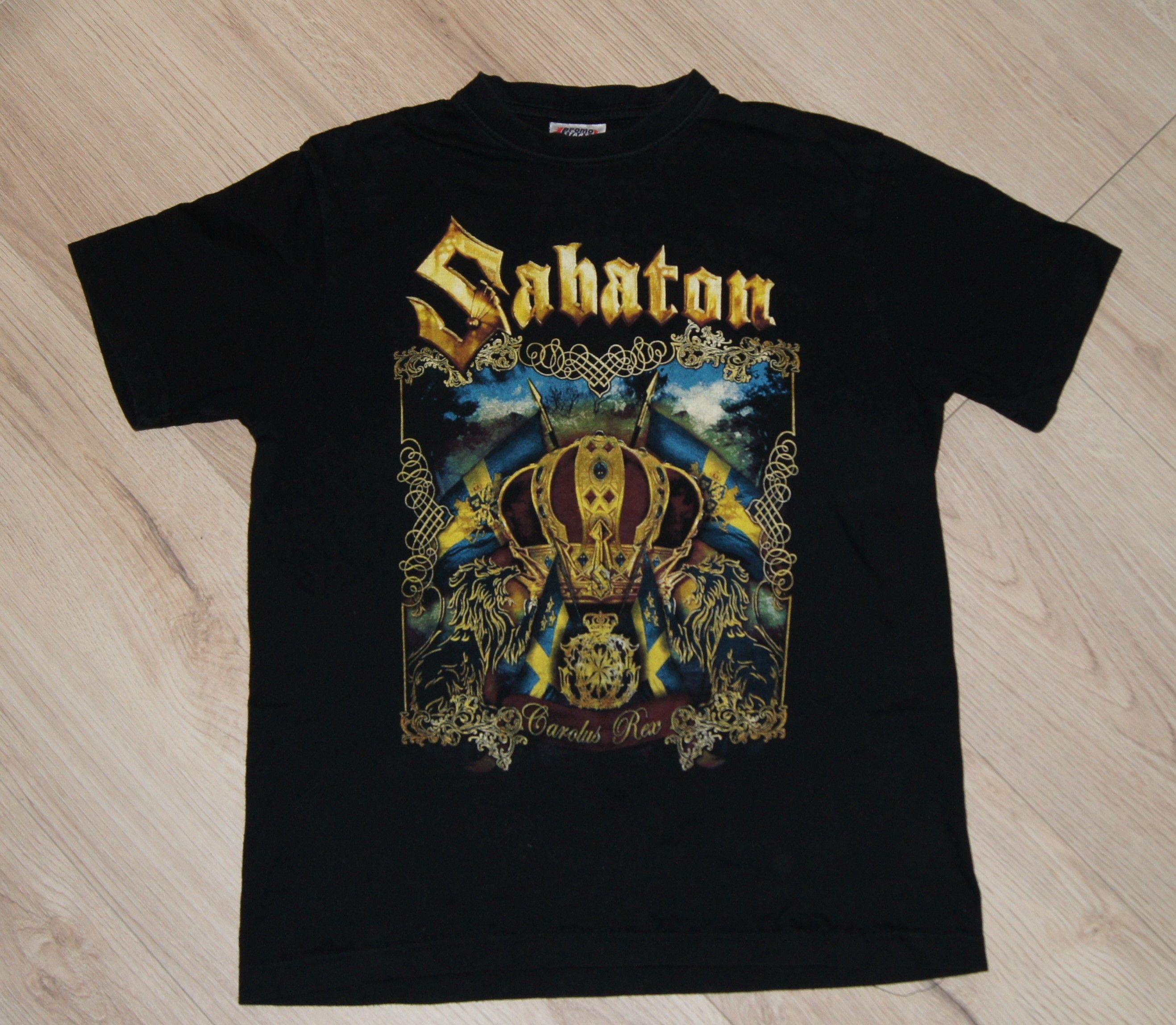 Band Tees × Vintage Sabaton Carolus Rex Rock Metal T-Shirt Size S Vintage Band Size US S / EU 44-46 / 1 - 2 Thumbnail