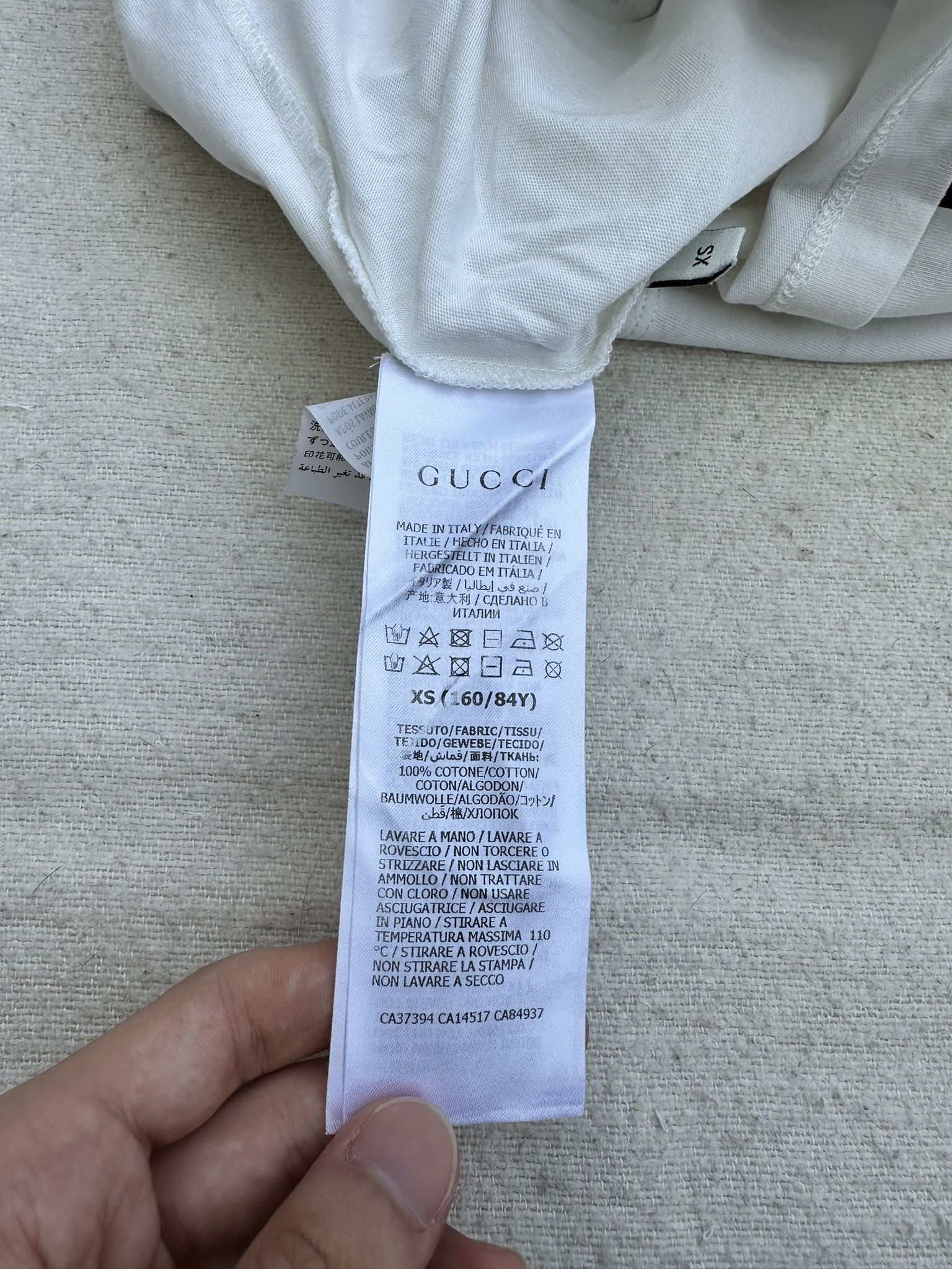 Gucci Gucci T-Shirt Exotica Pineapple Logo Cream Size XS / US 0-2 / IT 36-38 - 9 Thumbnail