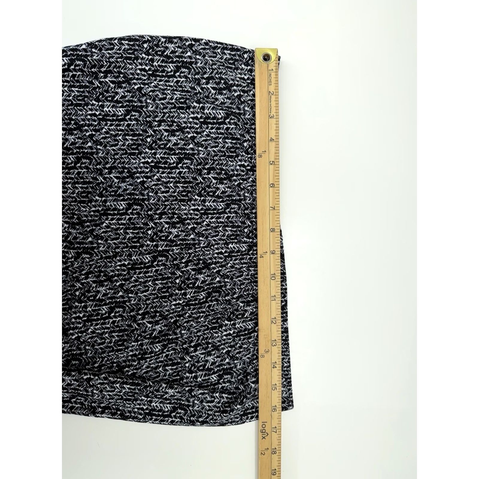 Vintage SO Leggings Size XL Black White Pull On Stretchy Thin Unisex Adults Size 40" / US 18 - 6 Thumbnail