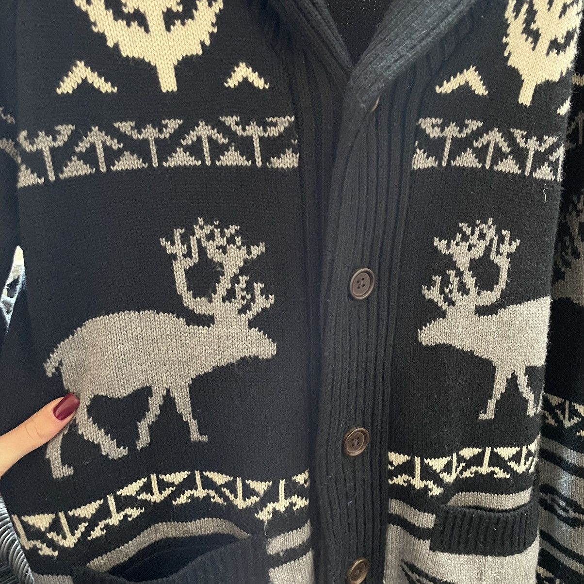 Polo Ralph Lauren × Vintage Vintage Polo Ralph Lauren Hand Knit Sweater cardigan aztek Size US L / EU 52-54 / 3 - 3 Thumbnail