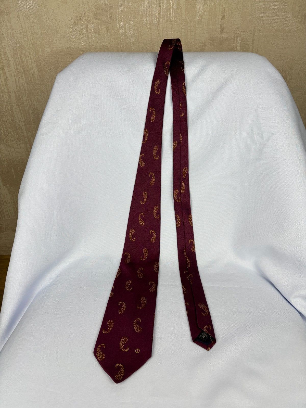 Alfred Dunhill Vintage Dunhill Paisley Silk Tie Made in UK Size ONE SIZE - 2 Thumbnail
