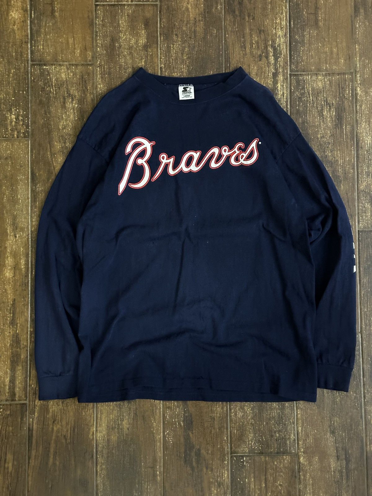 Starter VTG 90s Starter Atlanta Braves L/S Tee Size US L / EU 52-54 / 3 - 1 Thumbnail