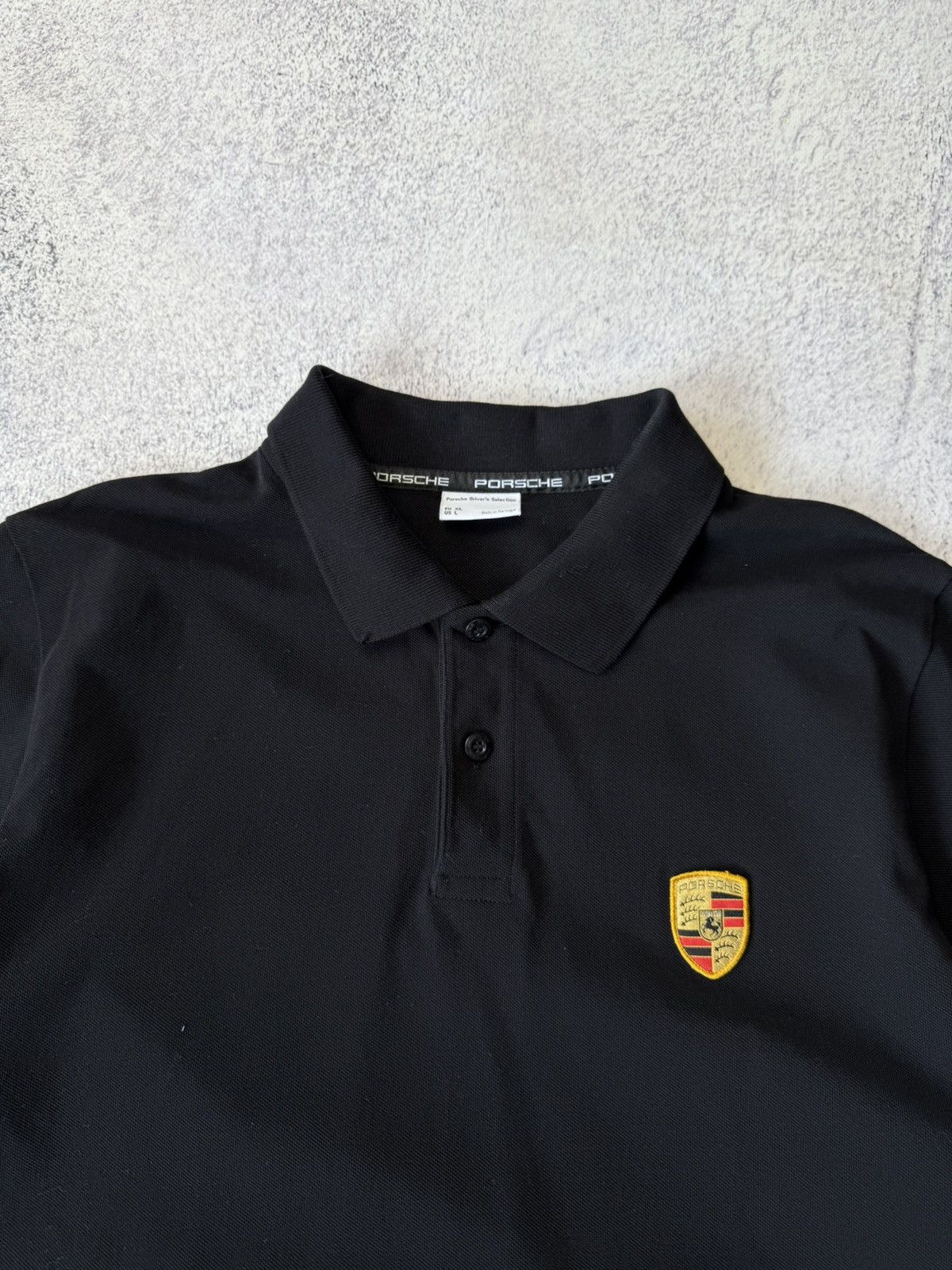 Porsche Design Mens Porches Driver’s Black Polos Size US XL / EU 56 / 4 - 8 Thumbnail