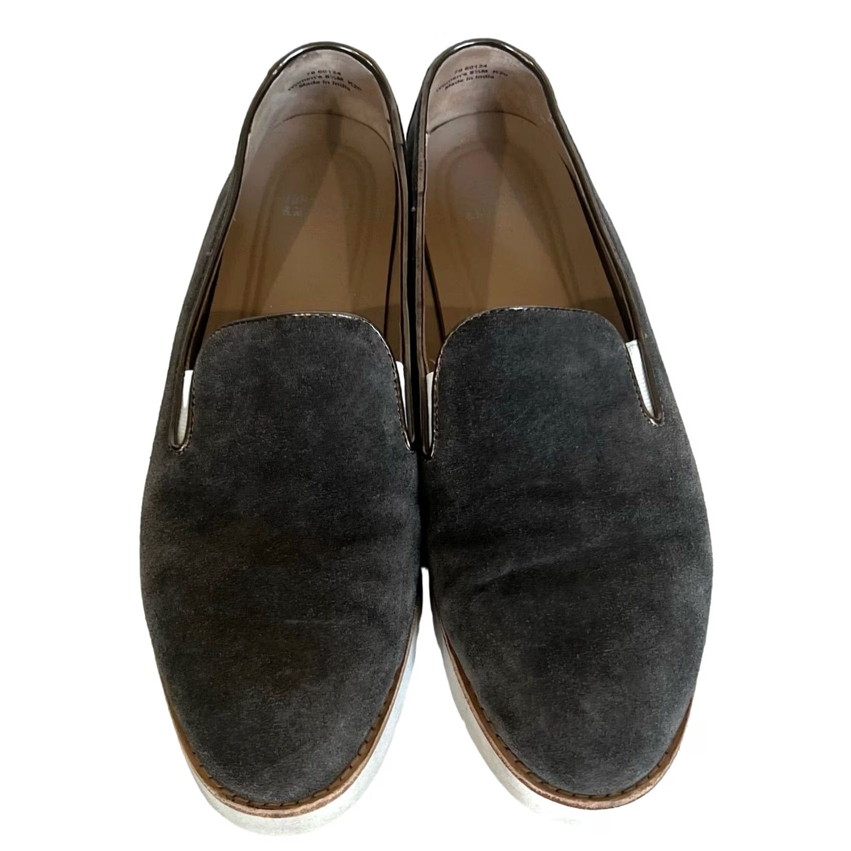 Johnston & Murphy Johnston & Murphy Women's Loafer Slip-On Gray Suede Penelope 8.5 Gray Suede Sporty Flat 8.5 Womens Size US 9 / IT 39 - 3 Thumbnail
