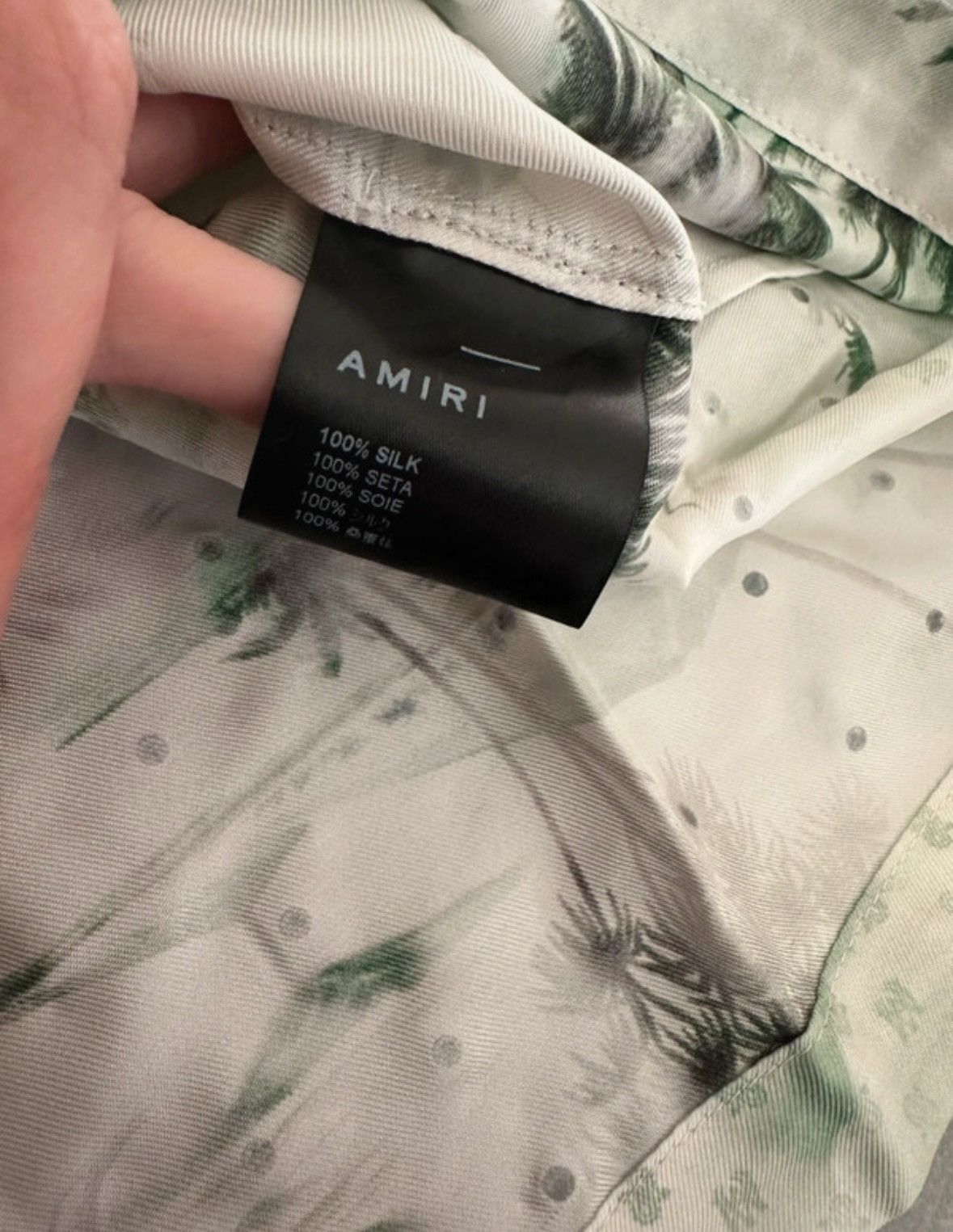 Amiri Silk shirt Amiri Size US S / EU 44-46 / 1 - 4 Thumbnail