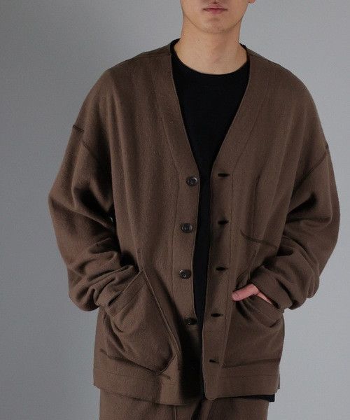 Number (N)ine Number nine SHRINK WOOL LINER LOOSE CARDIGAN Size US XL / EU 56 / 4 - 3 Thumbnail