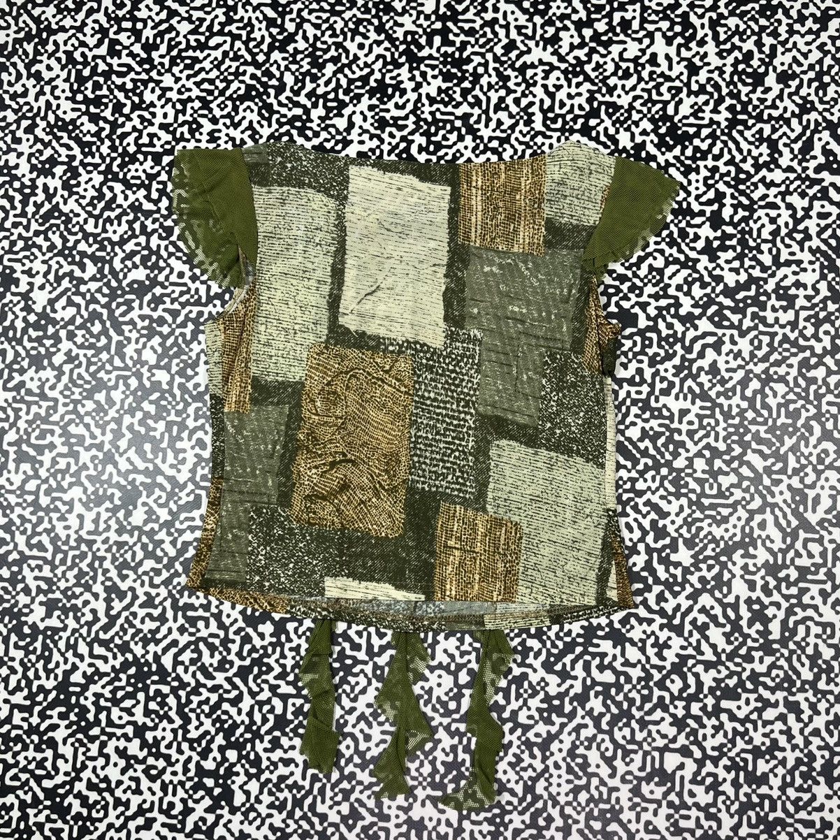 Japanese Brand Vintage Y2K Japanese Mesh Retro Patchwork Style Tank Top Tee Size XL / US 12-14 / IT 48-50 - 10 Thumbnail
