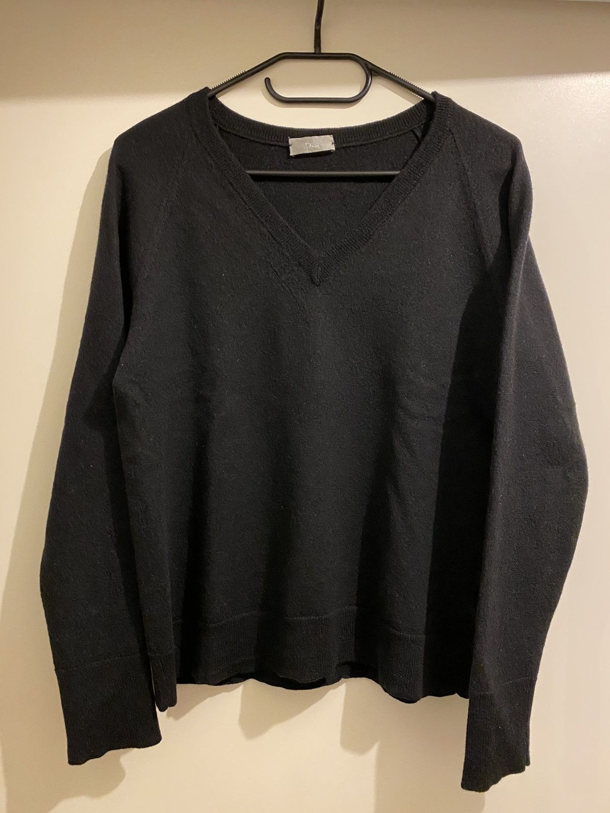 Dior Dior Homme AW05 Distressed V-Neck Knit | Grailed