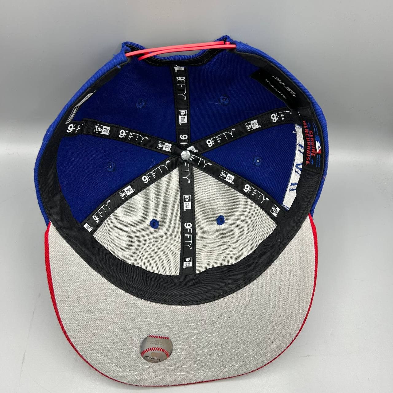 New Era Chicago Cubs Hat Men Blue World Series Snap Back Cap Wool Size ONE SIZE - 2 Thumbnail