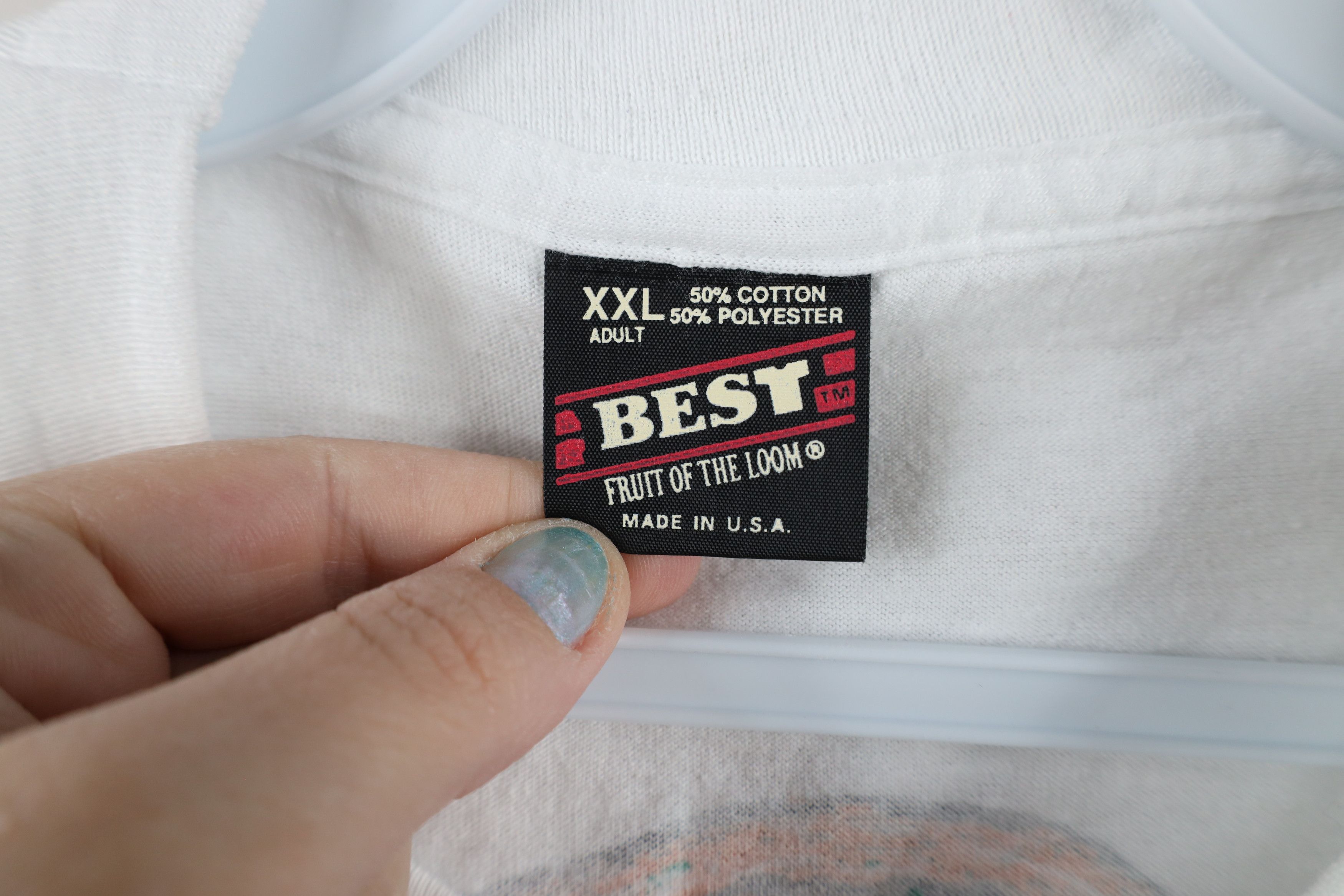 Vintage Vintage 90s Texas Agricultural Team Tomato T-Shirt White USA Size US XXL / EU 58 / 5 - 6 Thumbnail