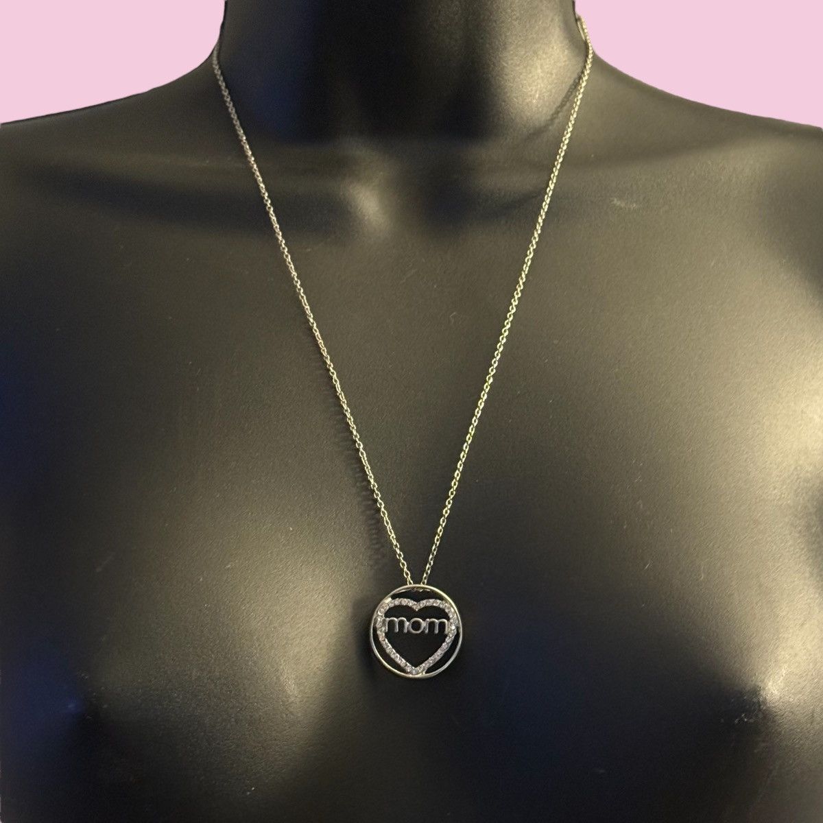 Other Silver tone Mom pendant necklace Size ONE SIZE - 1 Thumbnail