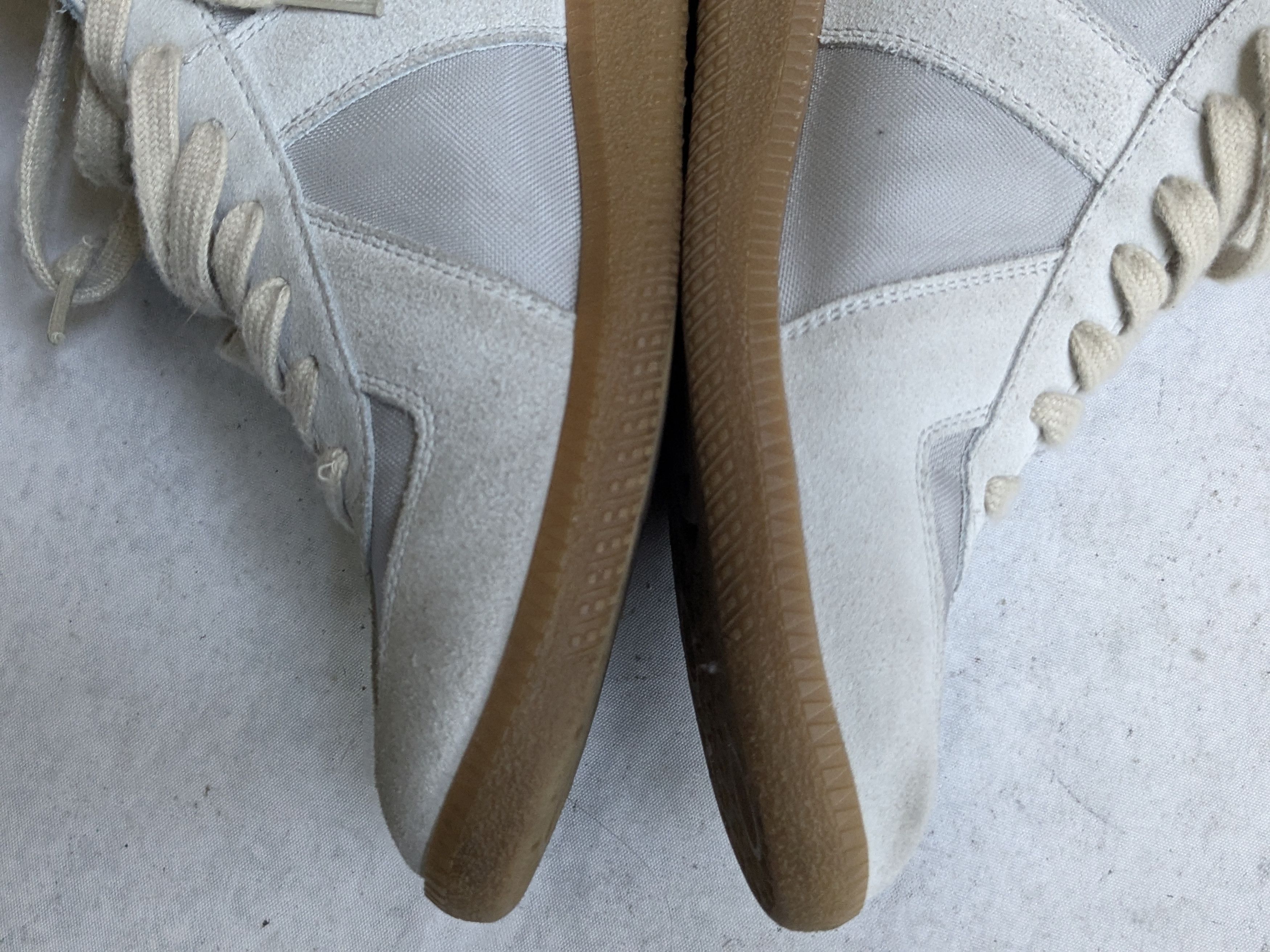 Maison Margiela Maison Margiela Replica GAT White Gray 7 40 High Tops Size US 7 / EU 40 - 10 Thumbnail