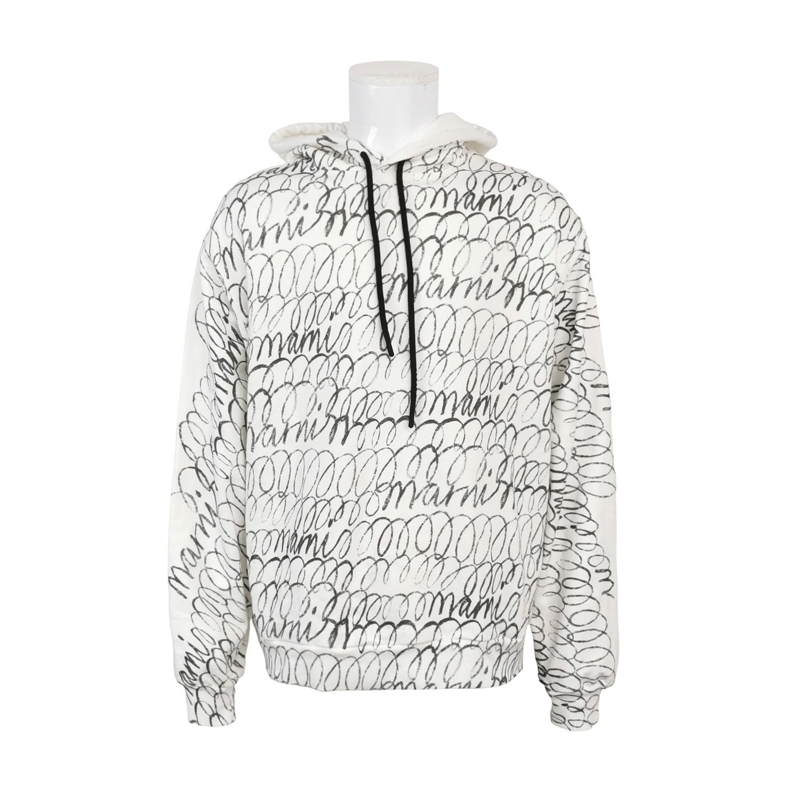 Marni Marni Scribble Print Logo Hoodie Size 50 Size US M / EU 48-50 / 2 - 1 Thumbnail