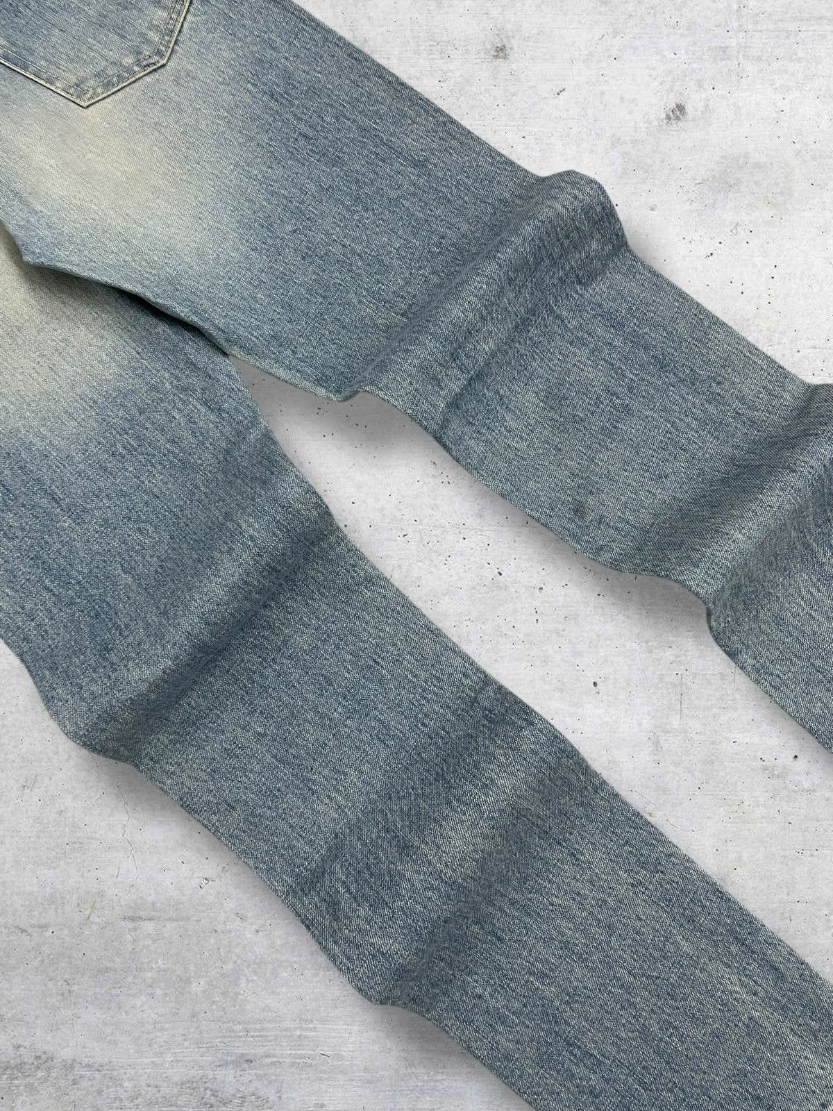 Japanese Brand VINTAGE JAPAN OG BLU BLUE 90S DESIGNER BLUE WASHED DENIM Size US 27 - 13 Thumbnail