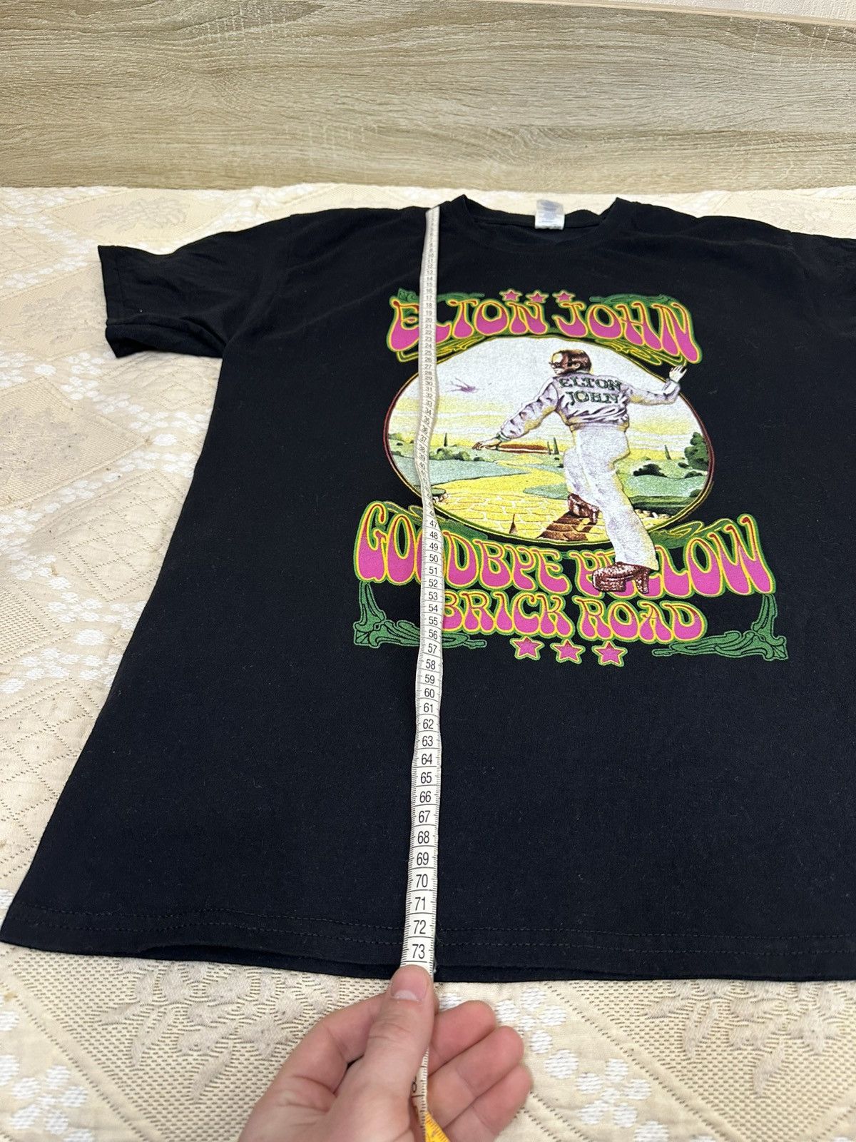 Band Tees 🔥 Elton John Goodbye Yellow Brick Road 2015 Tour T Shirt Size US XL / EU 56 / 4 - 7 Thumbnail