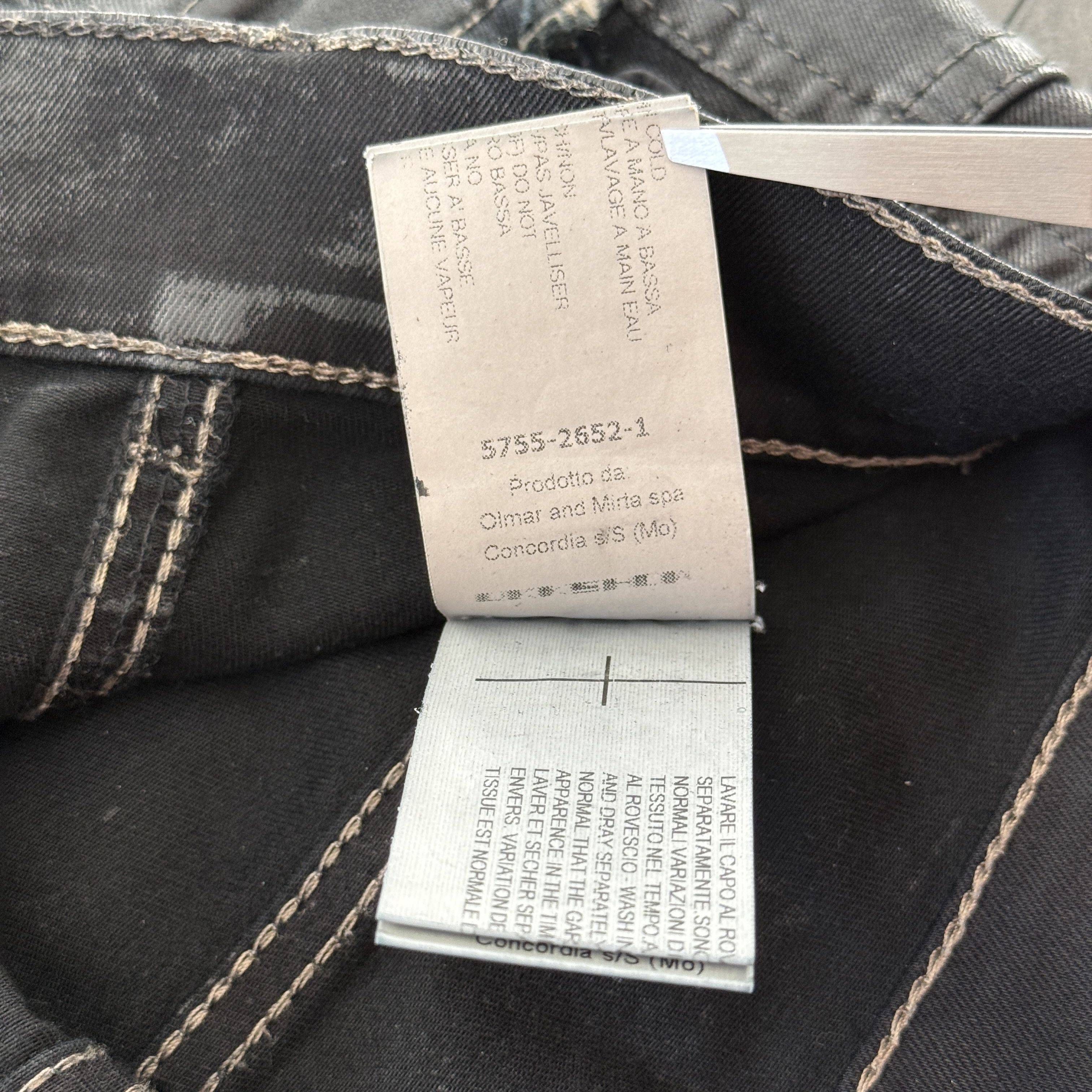Rick Owens Rick Owens FW15 “Black Wax” Memphis Denim Size US 31 - 8 Thumbnail