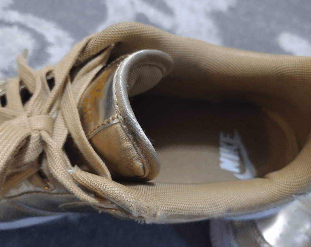 Nike Nike AF1 metallic gold sneakers Size US 8 / IT 38 - 3 Thumbnail