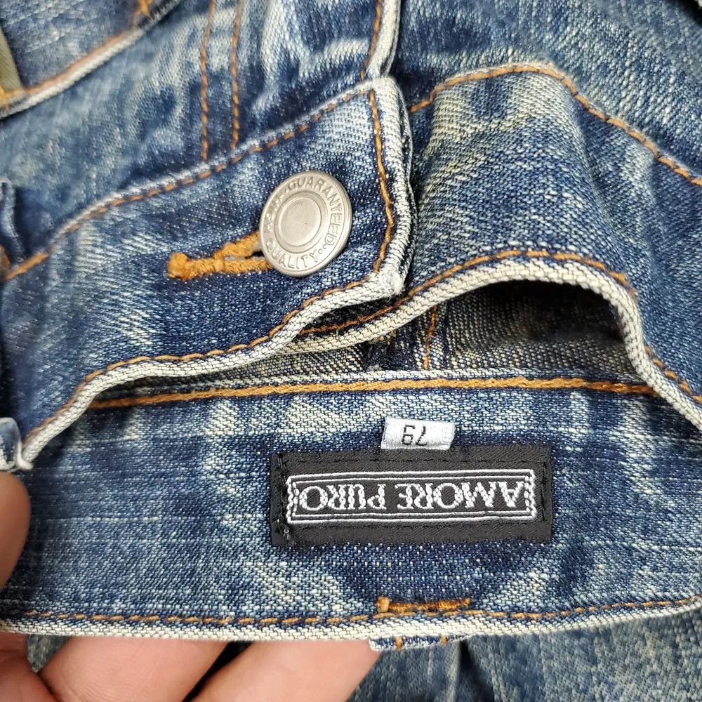 Japanese Brand × Vintage 🔥Vintage Jeans Japan Double Waist Amore Puro Size US 32 / EU 48 - 8 Thumbnail