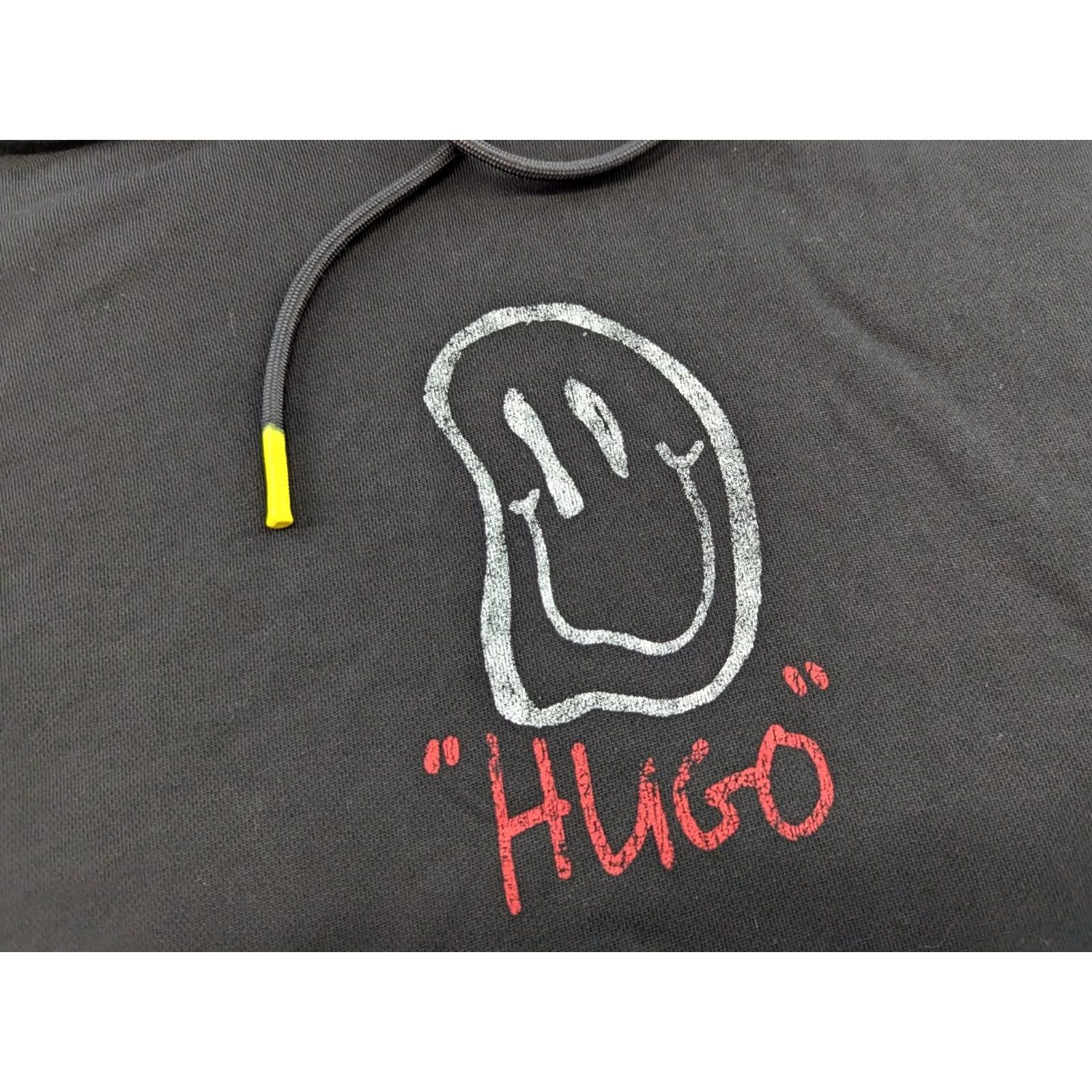 Hugo Boss HUGO BOSS Hoodie Mens XL Black Unity Sweatshirt Daltuno Smiley Pullover Hooded Crew Neck Sweatshirt Shirts Category: Hoodie Size US XL / EU 56 / 4 - 5 Thumbnail