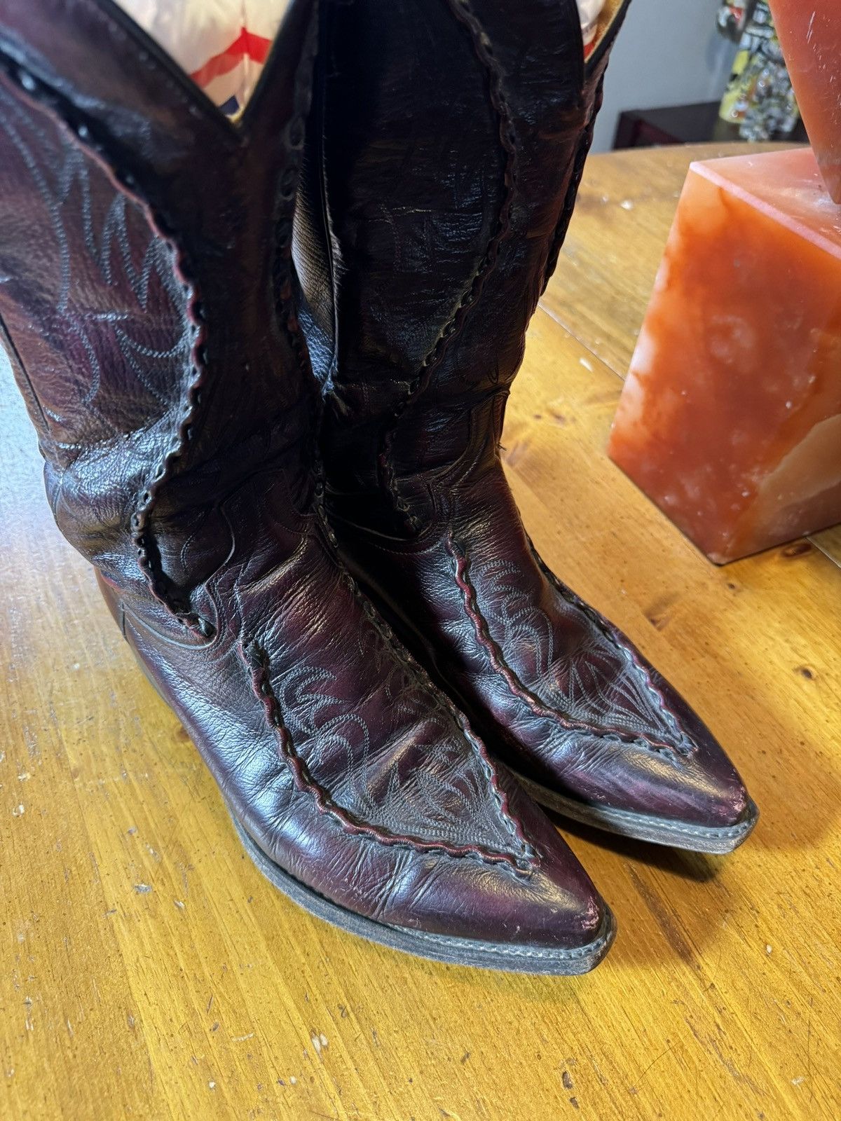 Dan Post × Vintage Vintage Dan Post Cowboy Boots Sz 9.5 D Size US 9.5 / EU 42-43 - 4 Thumbnail