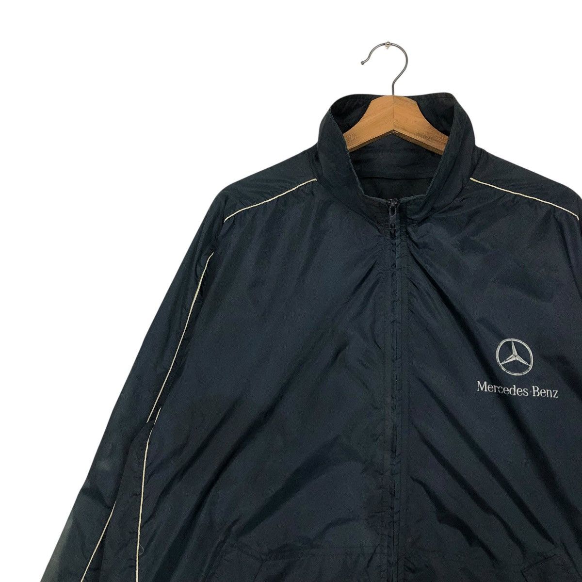 Japanese Brand 🔥VINTAGE ZIPPER LIGHT JACKET MERCEDES BENZ Size US M / EU 48-50 / 2 - 9 Thumbnail