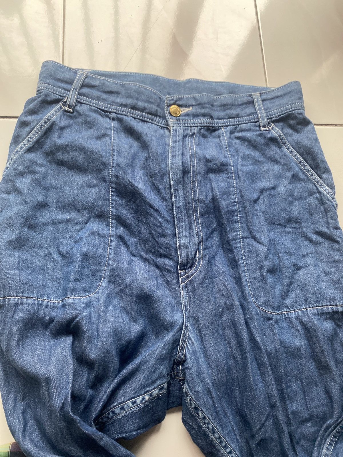 Issey Miyake × Tete Homme × mercibeaucoup Tete Homme Issey miyake jeans Mercibeaucoup Size US 32 / EU 48 - 8 Thumbnail