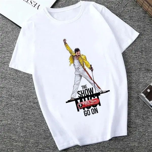 VIBE Sleeve T Shirt The Queen Band Graphic Print Size M / US 6-8 / IT 42-44 - 3 Thumbnail