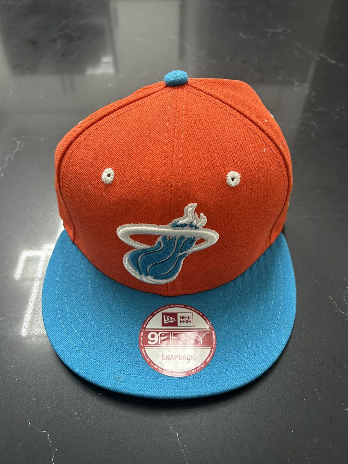 New Era Miami Heat Harwood Classics SnapBack Hat Size ONE SIZE - 1 Thumbnail