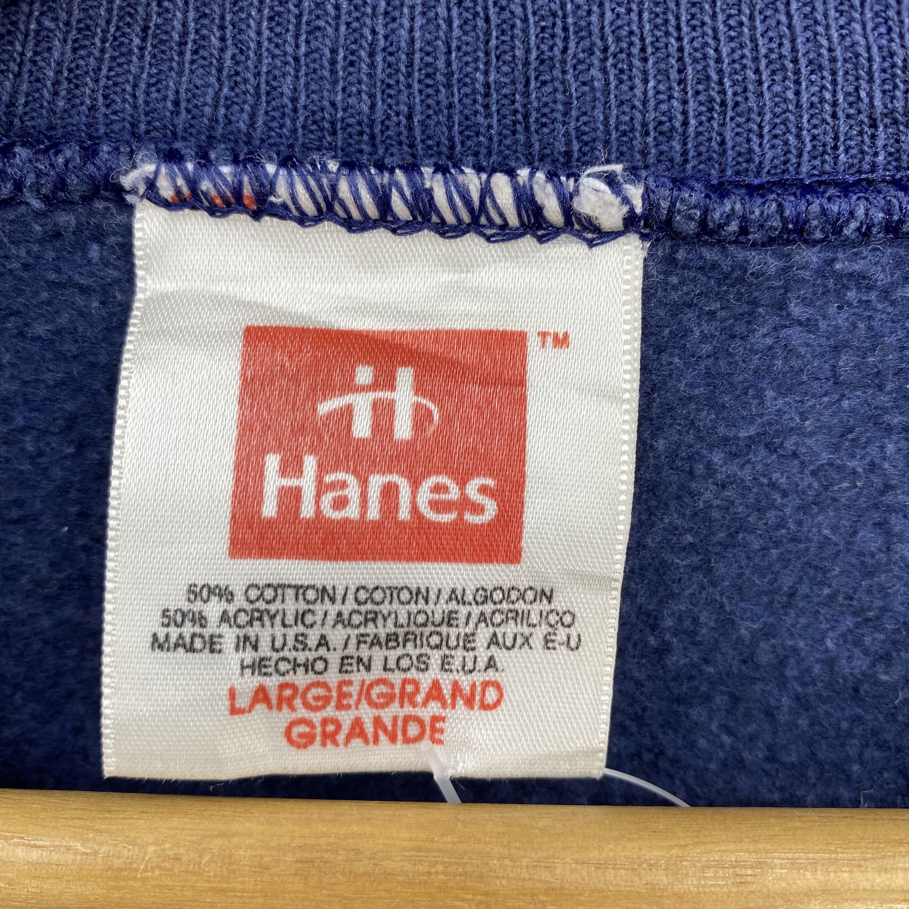 Vintage Vintage 90s Hanes Pullover Sweater Crewneck Raglan Jumper Size US M / EU 48-50 / 2 - 7 Thumbnail