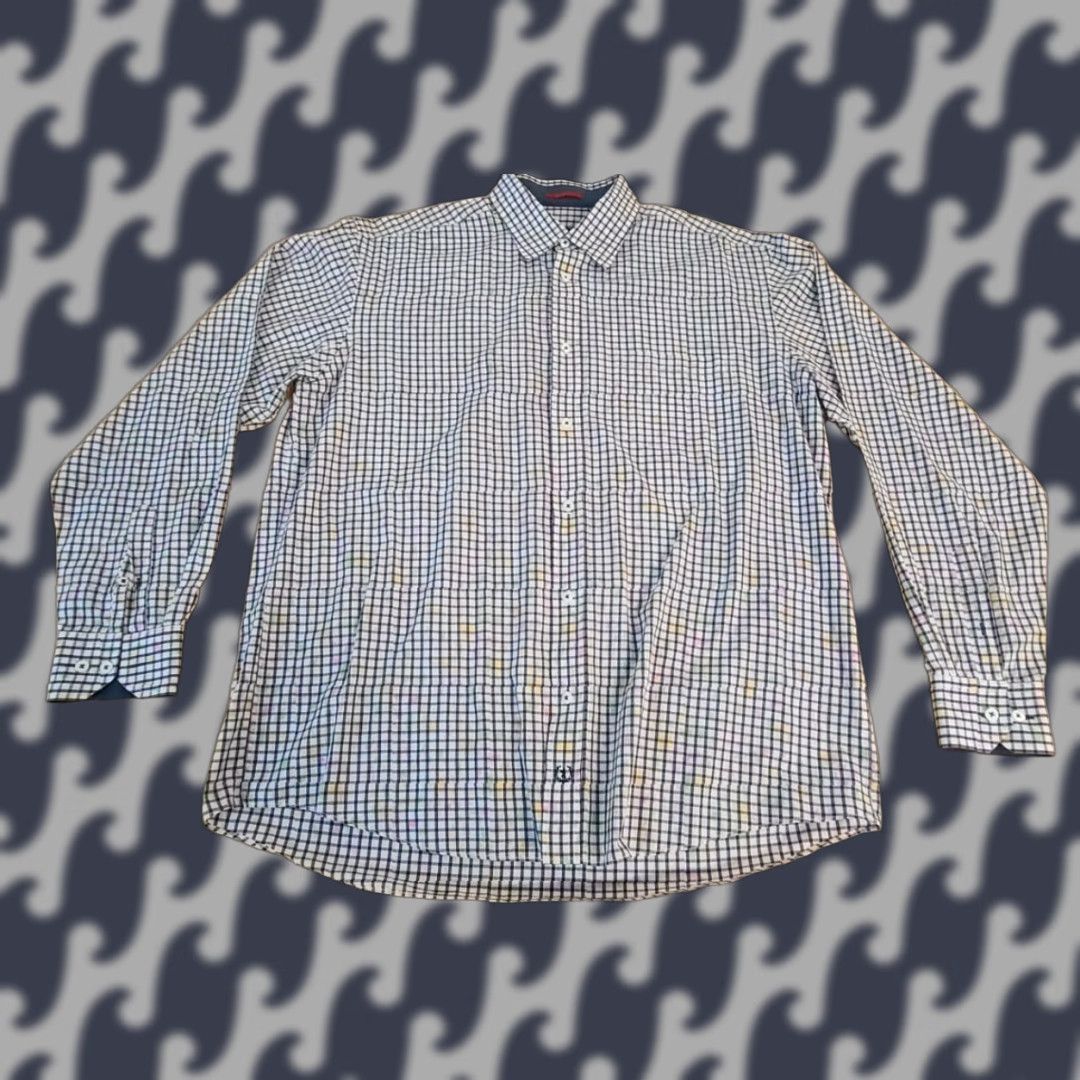 BUGATCHI BUGATCHI Button-Up Shirt Multicolor XL Men Long Sleeve Casual Dress Shirt Modern Striped Cotton Button Front Collared Classic Fit Size US XL / EU 56 / 4 - 1 Thumbnail