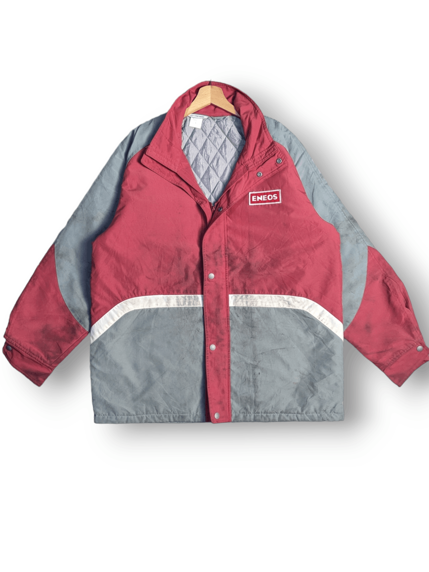 image of Gear For Sports x Racing Japan Racing Eneos Worker Jacket in Red, Men's (Size XL)