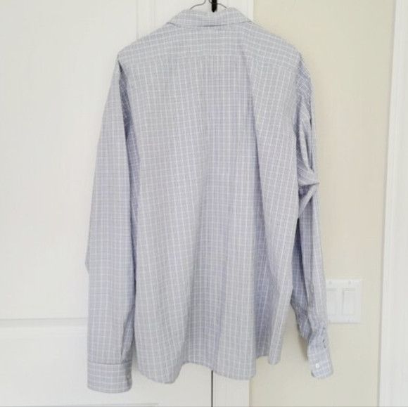 Arrow Classic Fit Checkered Collared Long Sleeve Button-Up Shirt Size US XL / EU 56 / 4 - 4 Thumbnail
