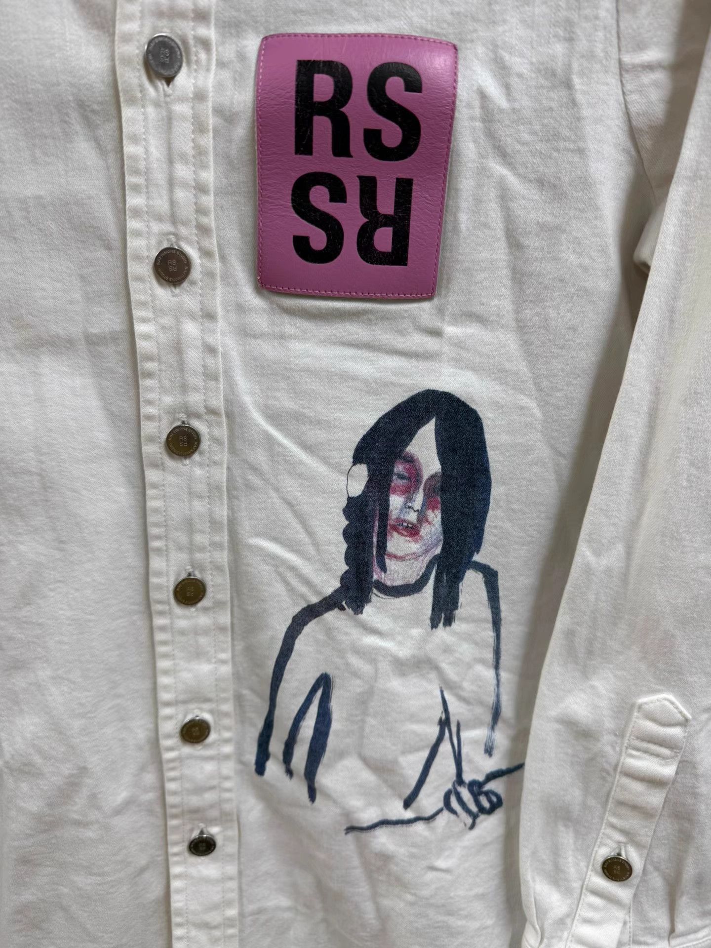 Raf Simons Raf Simons Graffiti Print Shirt K20 Size US XS / EU 42 / 0 - 3 Thumbnail