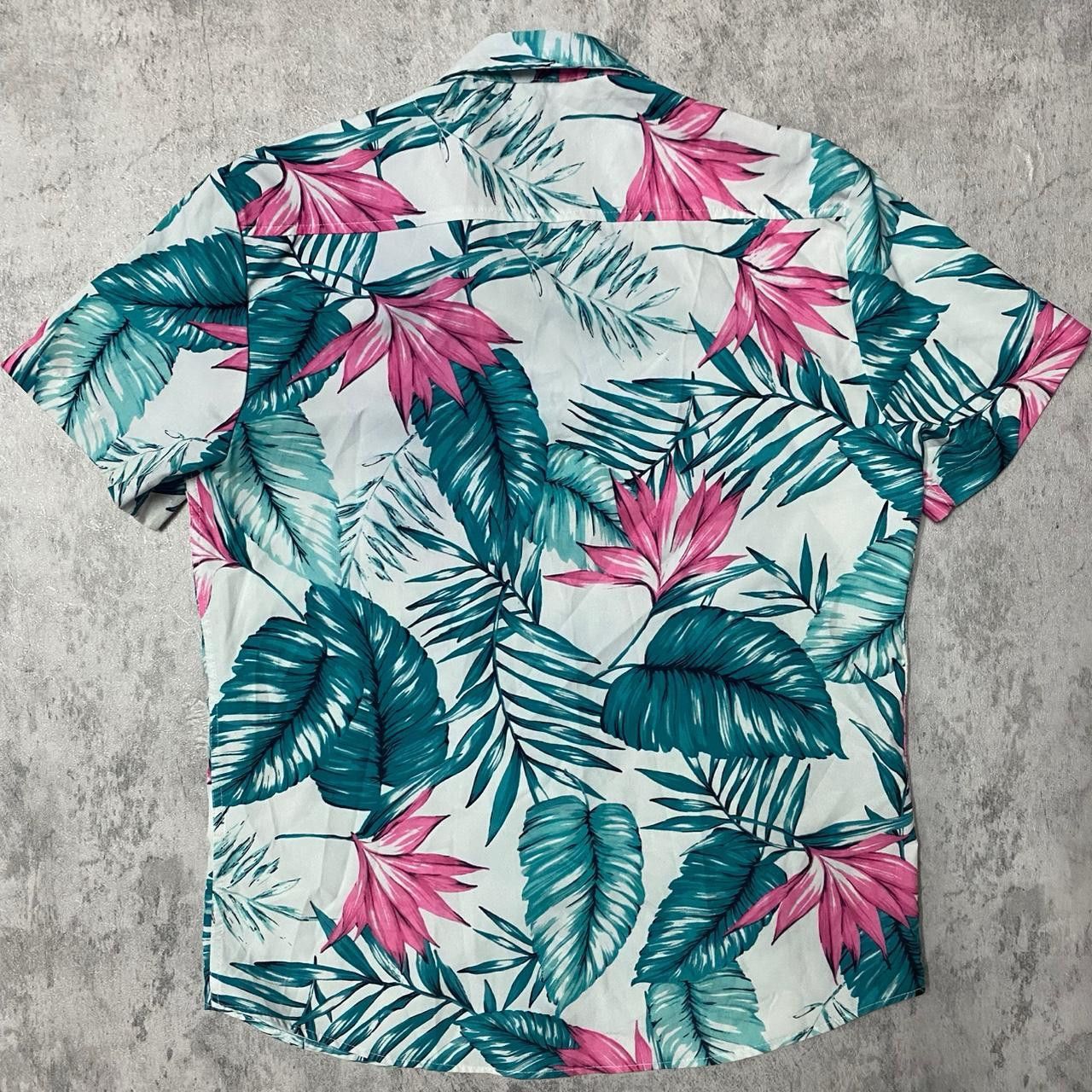Other White and blue tropical print button-up shirt #tropicalvibes Size US S / EU 44-46 / 1 - 4 Thumbnail