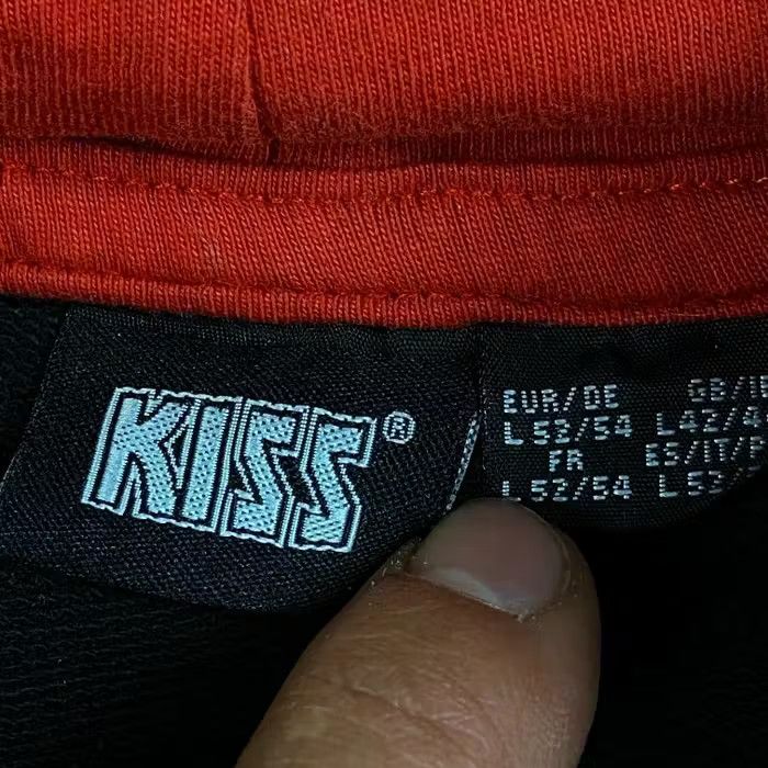 Band Tees × KISS × Vintage Mens Hoodies Kiss Full Zip Vintage Size L Large Size US L / EU 52-54 / 3 - 4 Thumbnail