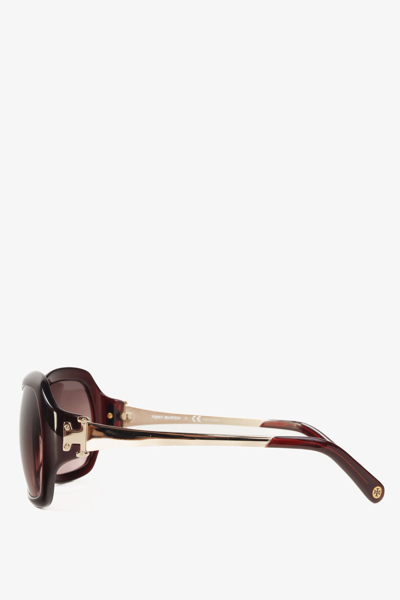 Tory Burch Tory Burch TY7009 Red Square Logo Sunglasses Size ONE SIZE - 3 Thumbnail