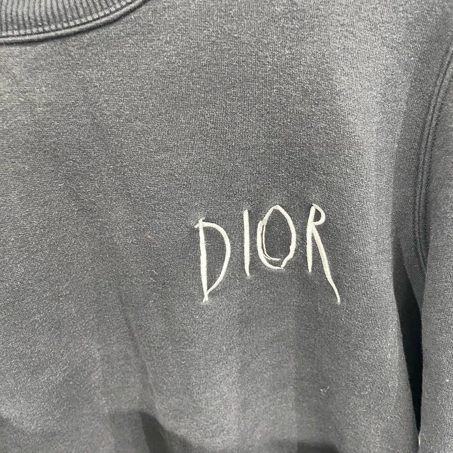 Dior Dior script logo embroidered sweatshirt S 99 new Size US S / EU 44-46 / 1 - 4 Thumbnail