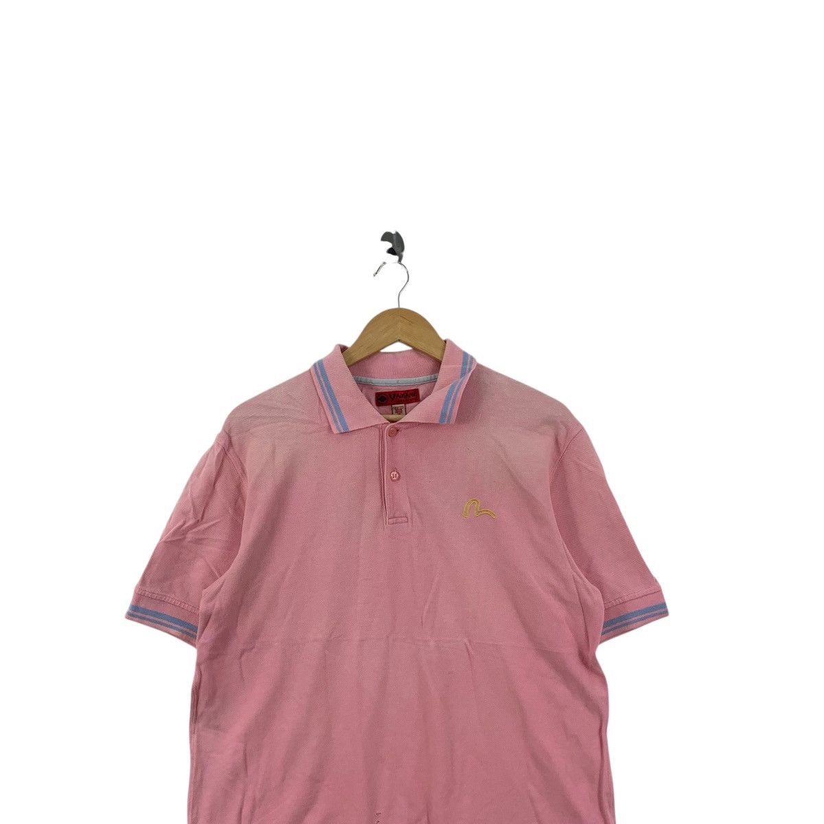 Evisu EVISU YAMANE Craft With Pride Distress Trashed Polo Tee Size US M / EU 48-50 / 2 - 2 Thumbnail