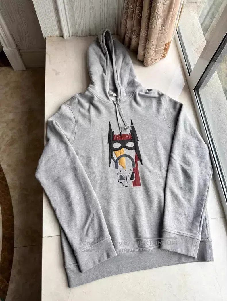 Hermes Hermes Horse head pattern hooded sweatshirt, slight discol Size XL / US 12-14 / IT 48-50 - 1 Thumbnail