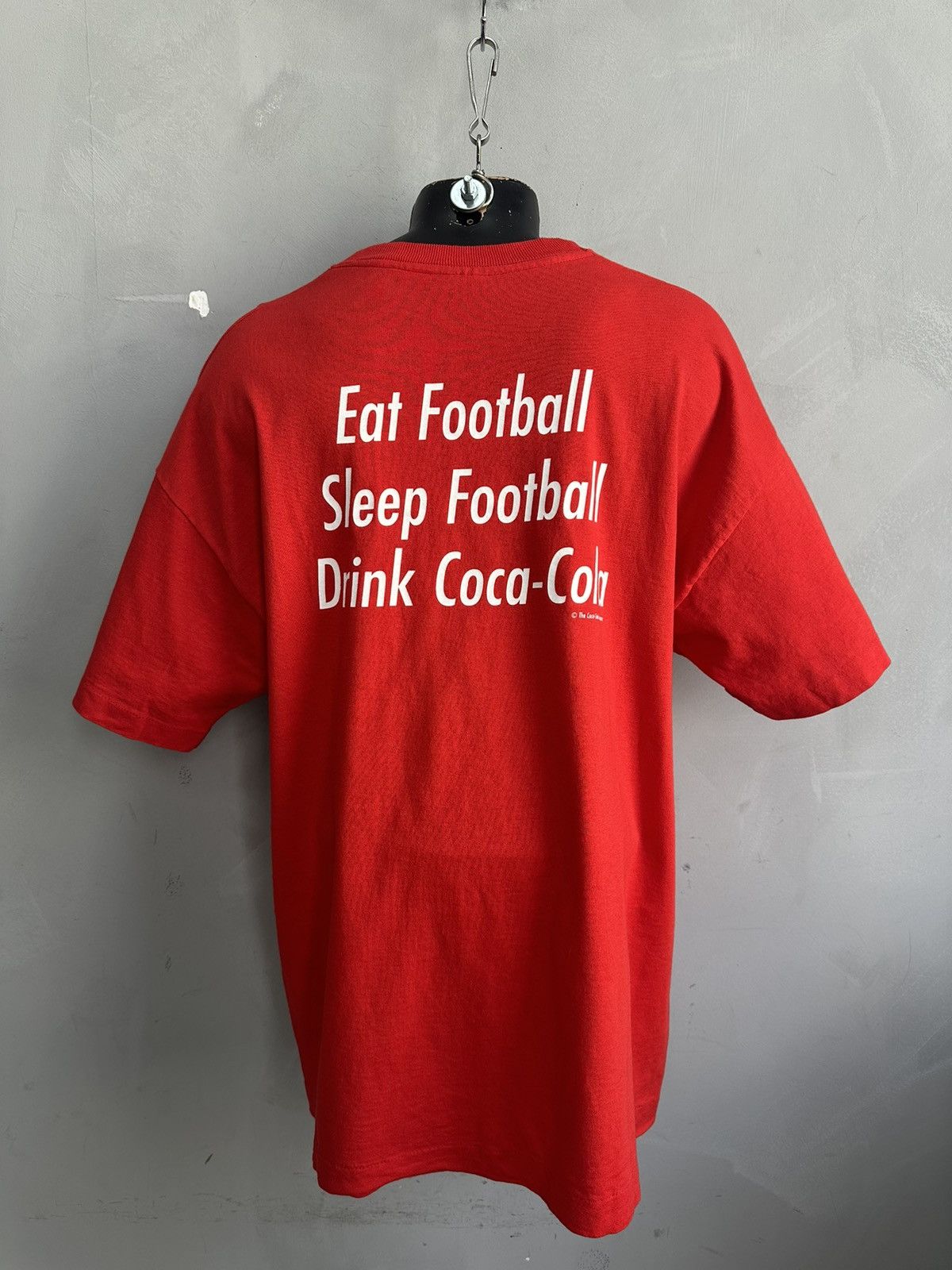 Band Tees Vintage UEFA Euro 1996 Coca Cola T-shirt Jersey Rare Size US XL / EU 56 / 4 - 2 Thumbnail