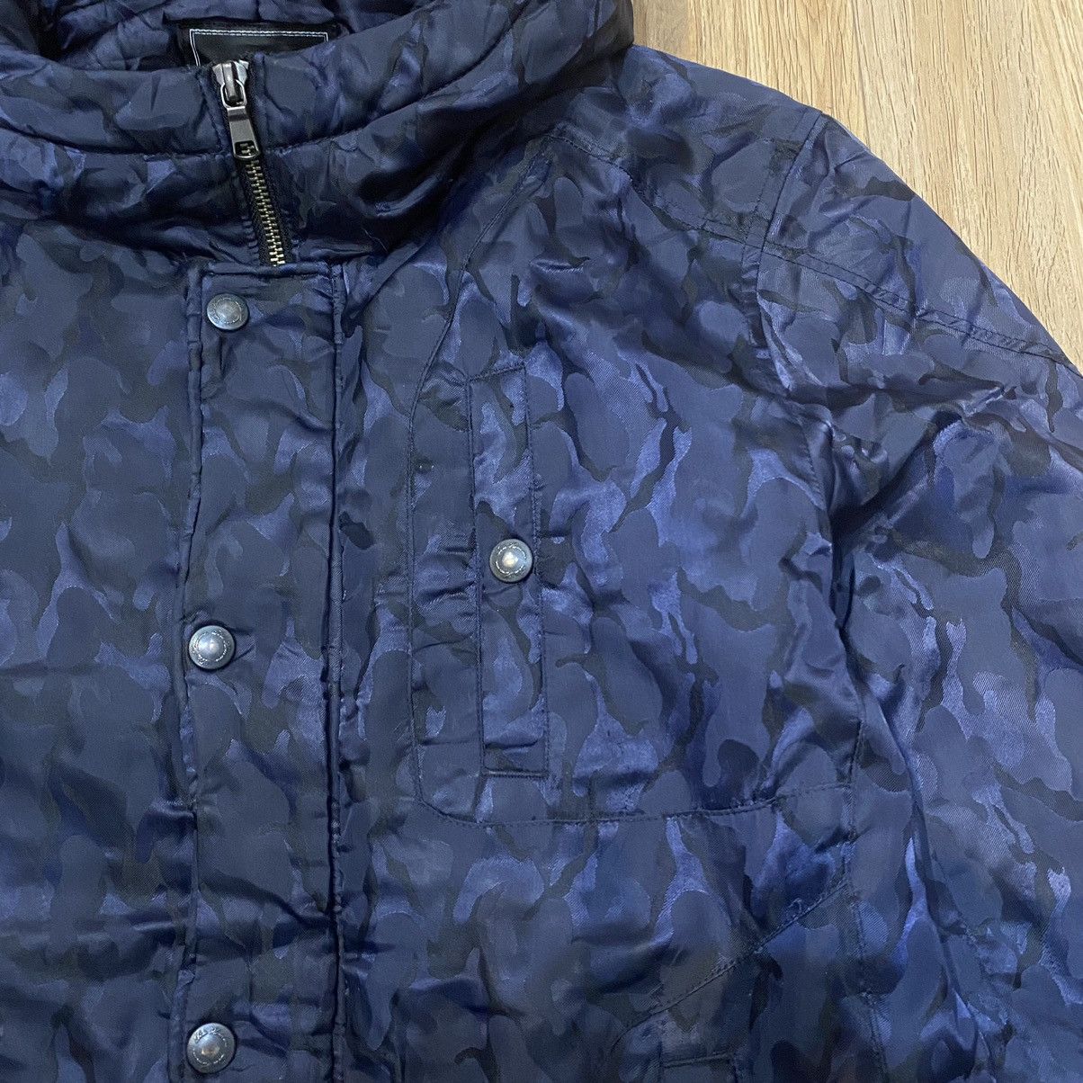Issey Miyake 2000s Tete Homme By Issey Miyake Camo Parka Jacket Size US M / EU 48-50 / 2 - 5 Thumbnail