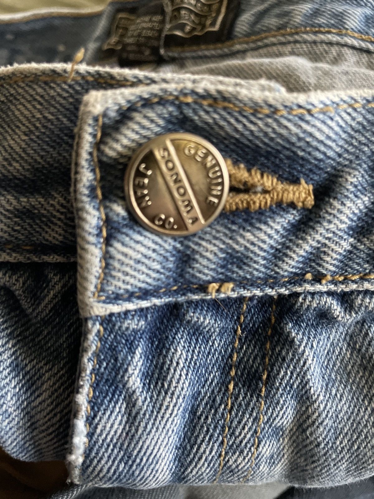 Sonoma × Vintage Sonoma Classic Fit Blue Denim Jean Shorts Jorts Size 29 men Size US 29 - 8 Thumbnail