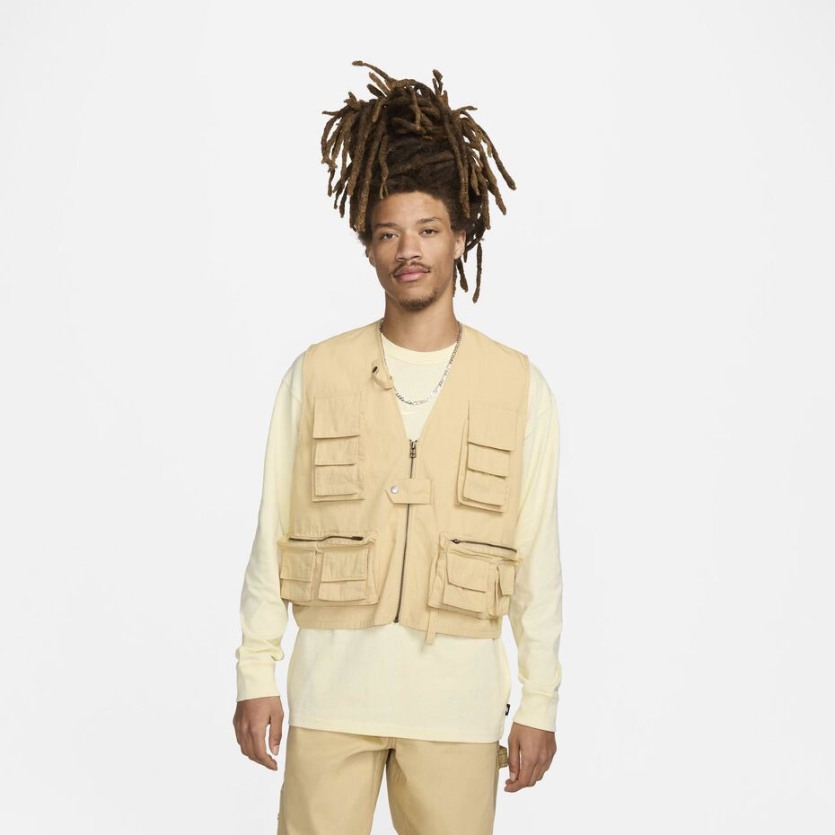 Nike Nike Life Utility Vest Full Zip Cargo Pockets Sesame Size US M / EU 48-50 / 2 - 1 Thumbnail