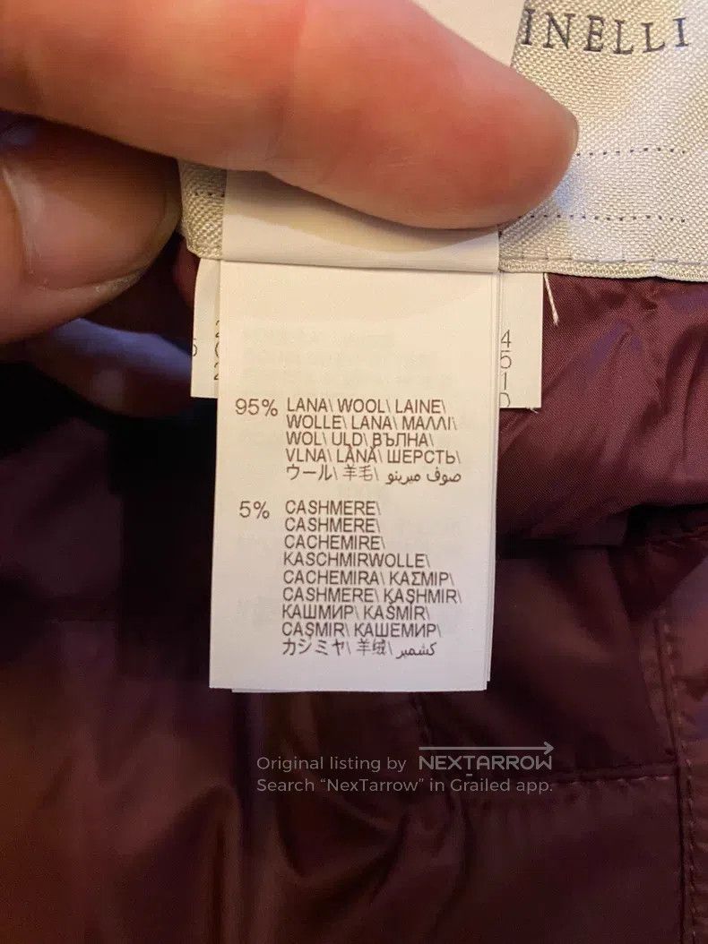 Brunello Cucinelli Brunello Cucinelli Cashmere reversible down vest Size US M / EU 48-50 / 2 - 8 Thumbnail