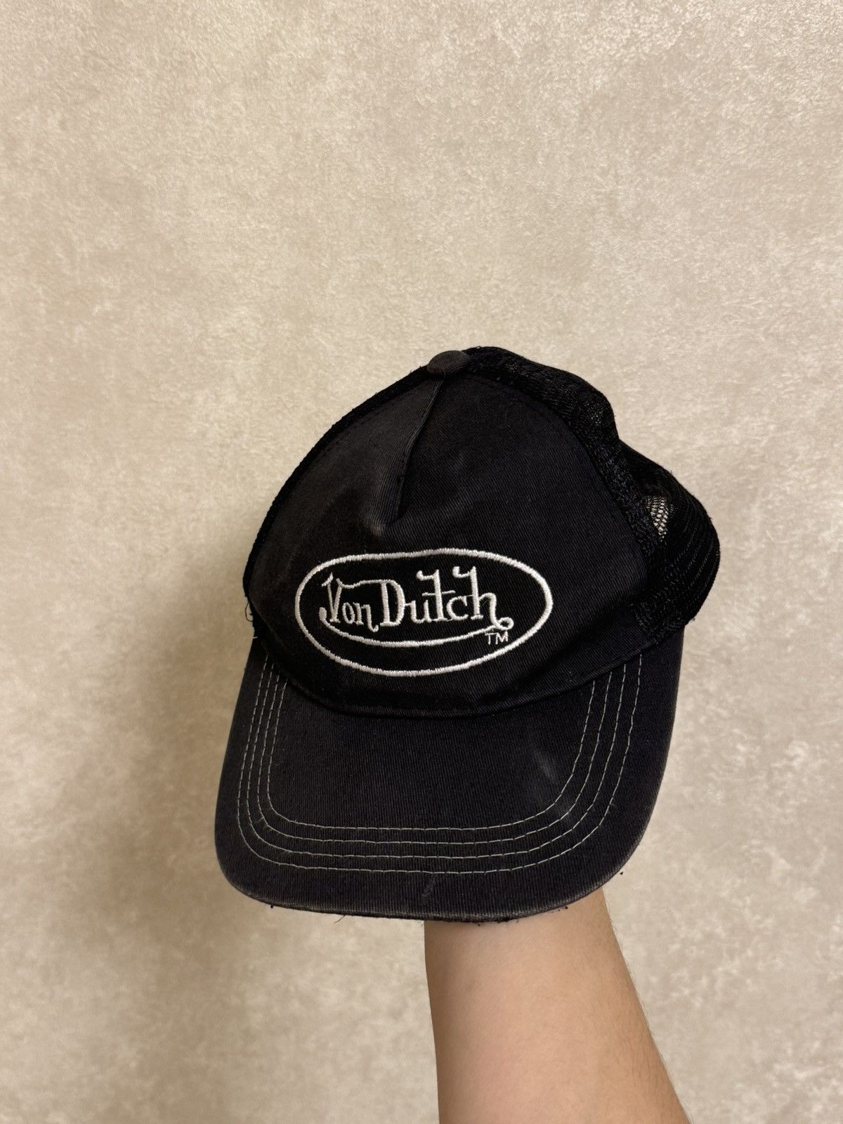 Vintage × Von Dutch Vintage Von Dutch Y2K distressed cap hat Size ONE SIZE - 2 Thumbnail